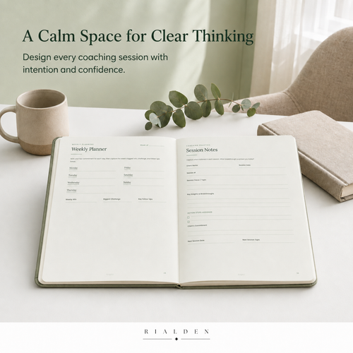 Coach Business & Goal Planner | Printable + Interactive Fillable PDF | Coaching Business Planner