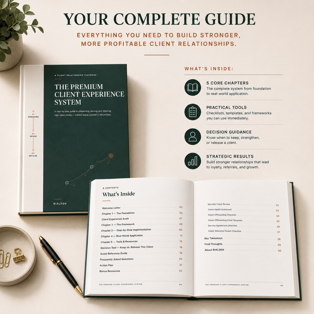 The Premium Client Experience System