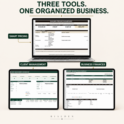 Business Management Toolkit – 3 Excel Tools for Small Business Owners
