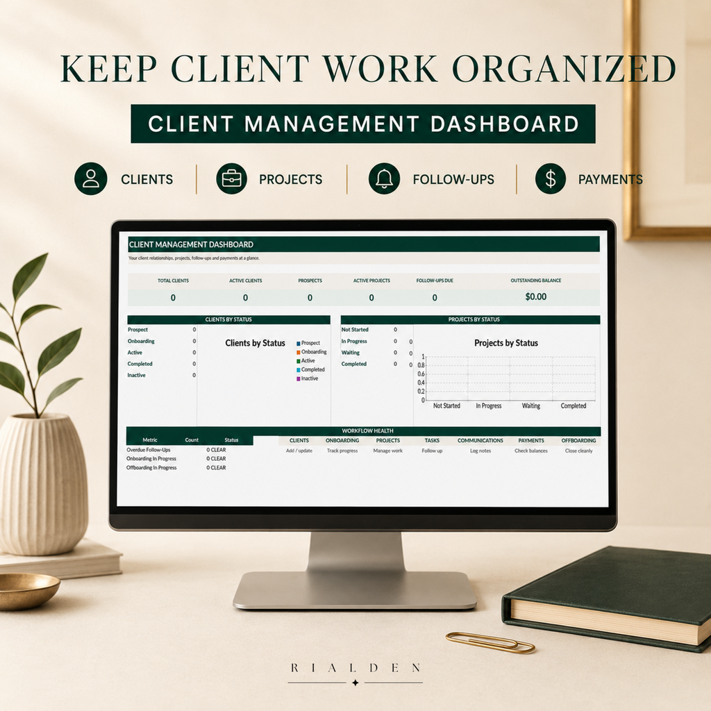 Business Management Toolkit – 3 Excel Tools for Small Business Owners