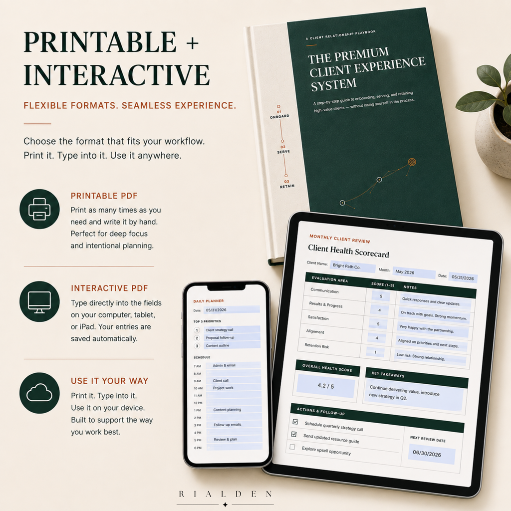The Premium Client Experience System