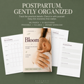 Bloom — Postpartum & Wellness Planner | Printable + Fillable PDF