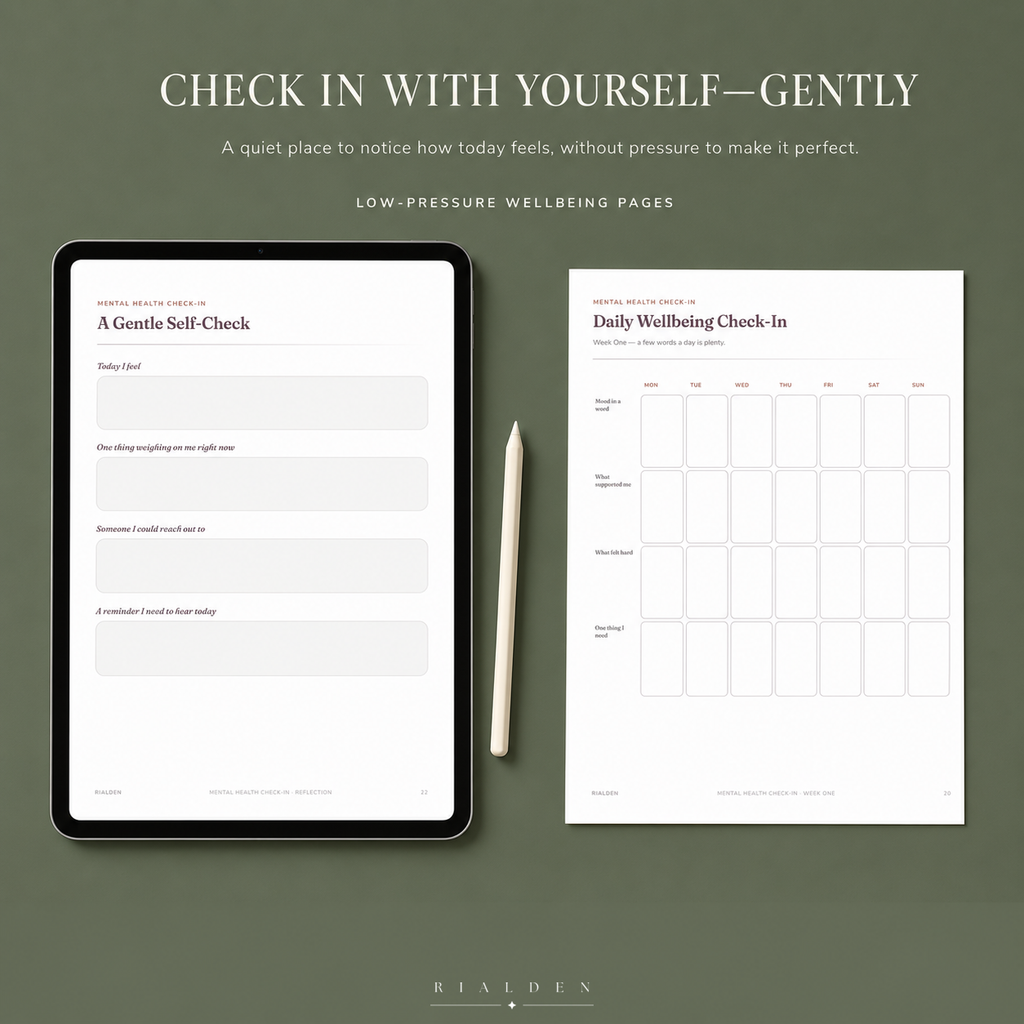 Bloom — Postpartum & Wellness Planner | Printable + Fillable PDF