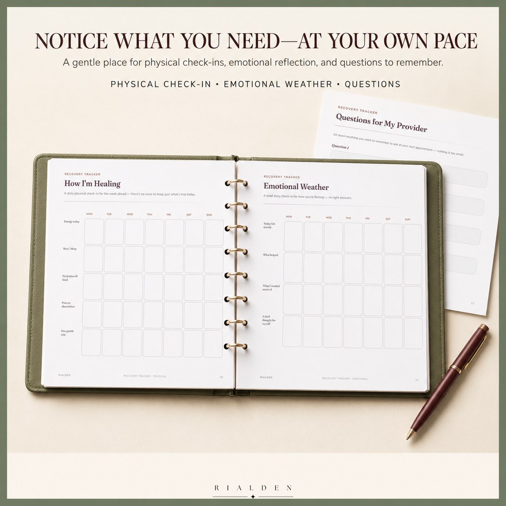 Bloom — Postpartum & Wellness Planner | Printable + Fillable PDF