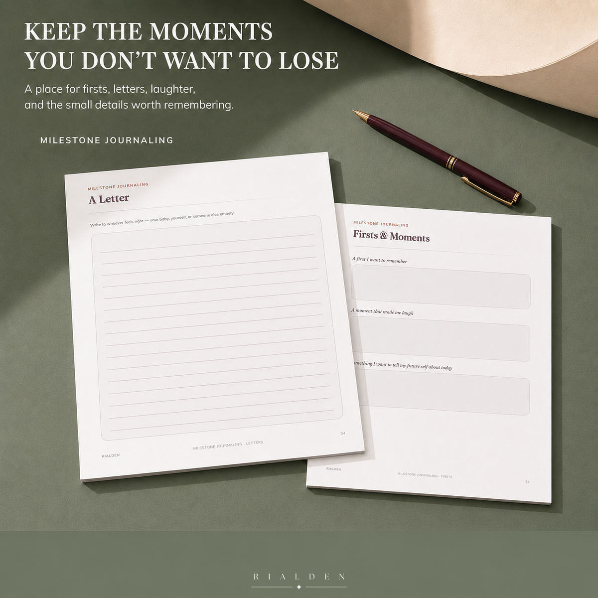 Bloom — Postpartum & Wellness Planner | Printable + Fillable PDF