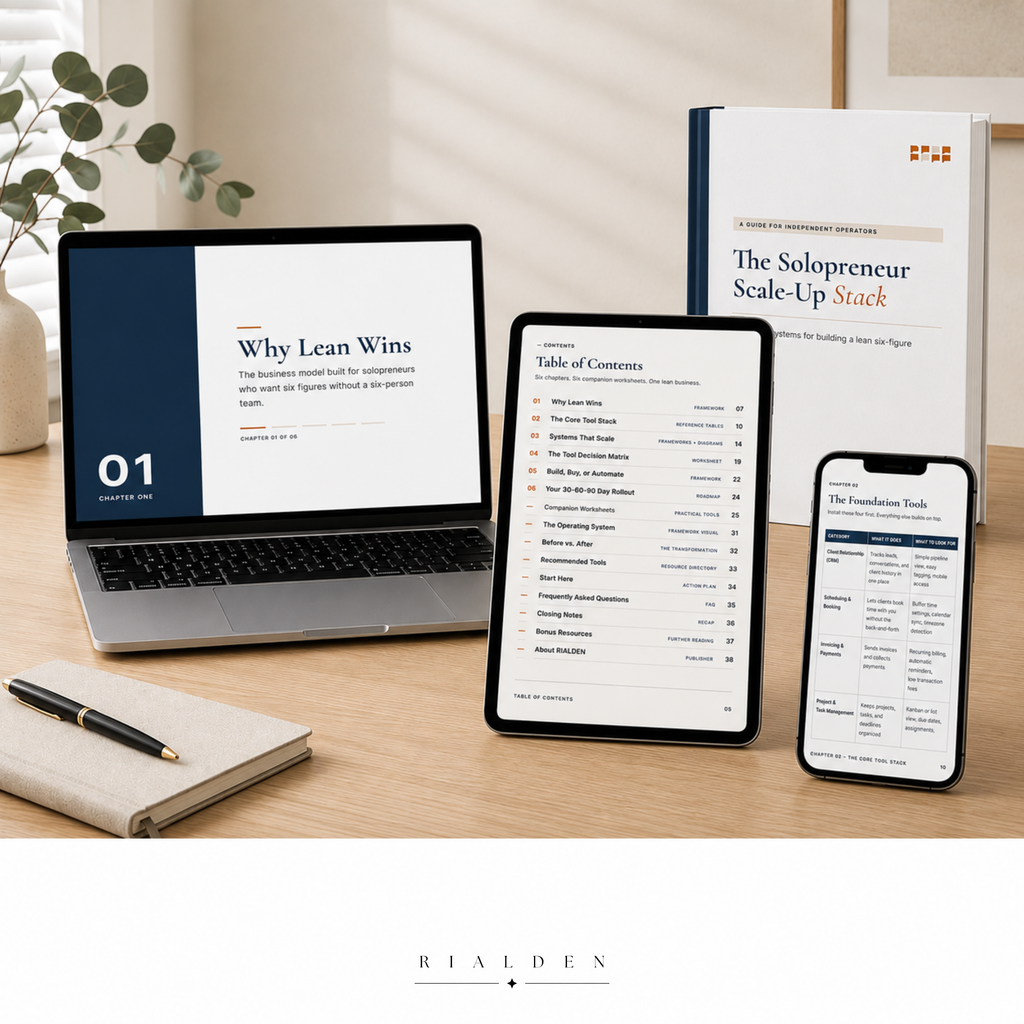The Solopreneur Scale-Up Stack – Digital Business Playbook