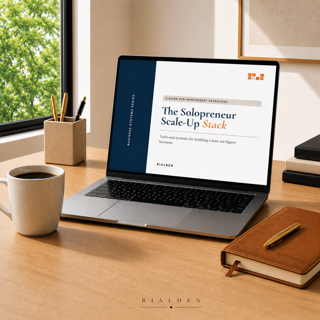 The Solopreneur Scale-Up Stack – Digital Business Playbook