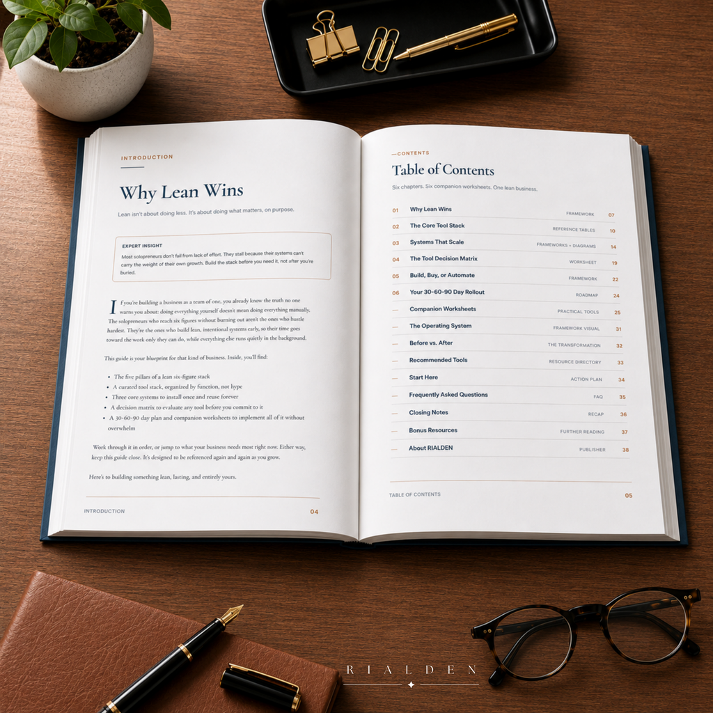 The Solopreneur Scale-Up Stack – Digital Business Playbook