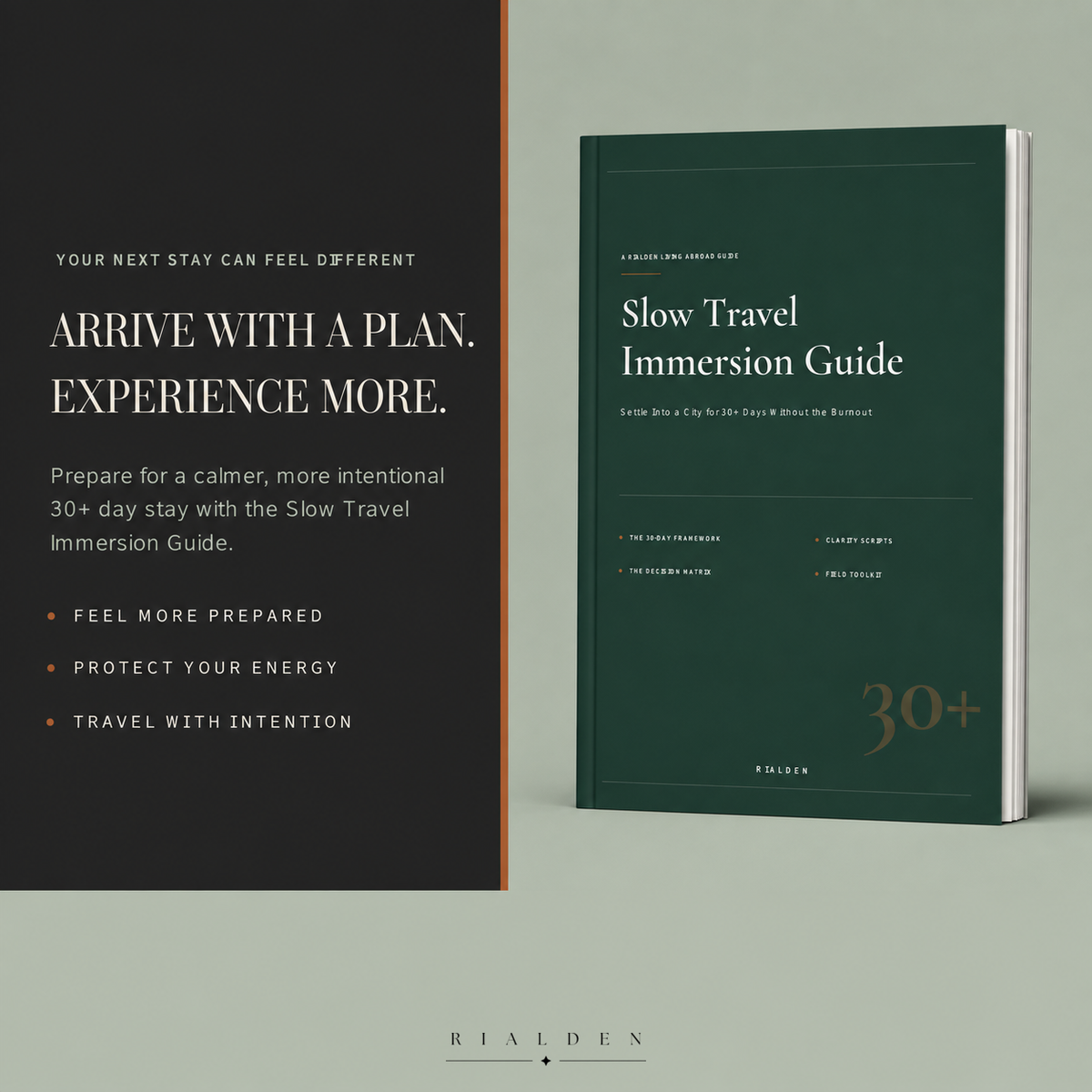 Slow Travel Immersion Guide — 30+ Day Long-Stay PDF