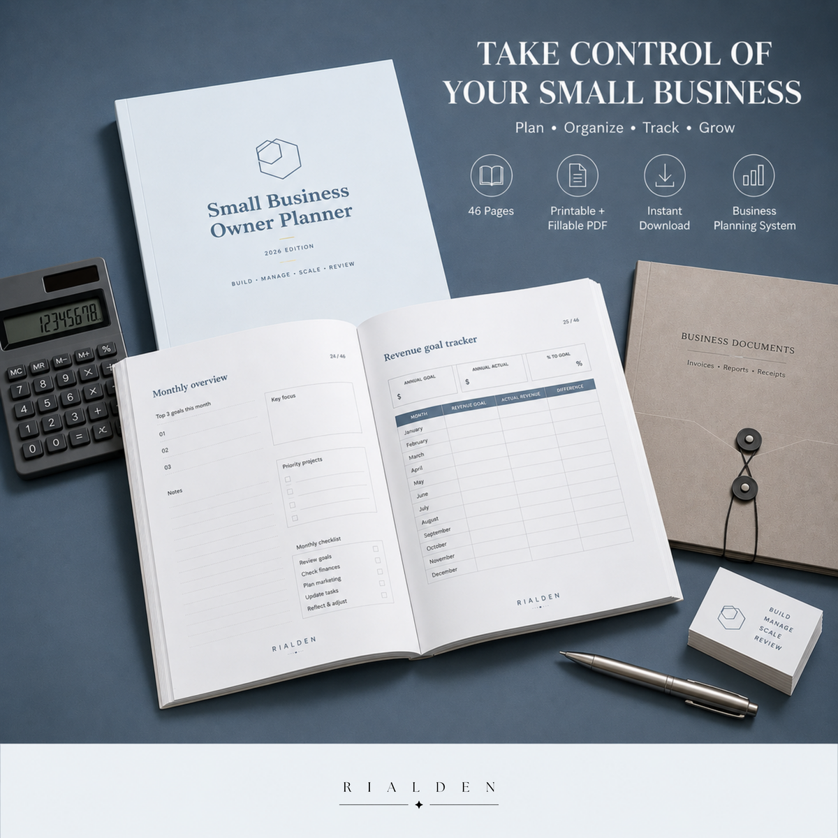 Small Business Planner – Printable Business Planning PDF for Small Business Owners