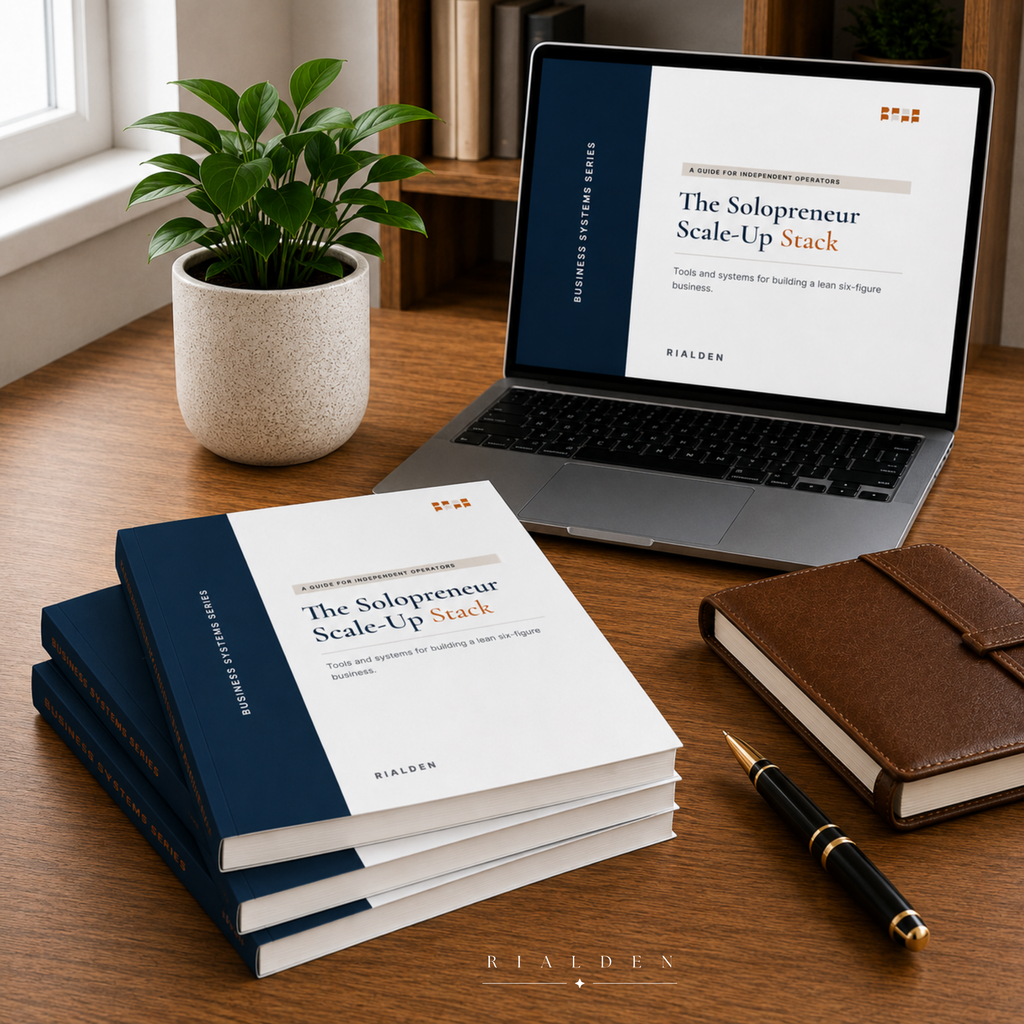 The Solopreneur Scale-Up Stack – Digital Business Playbook