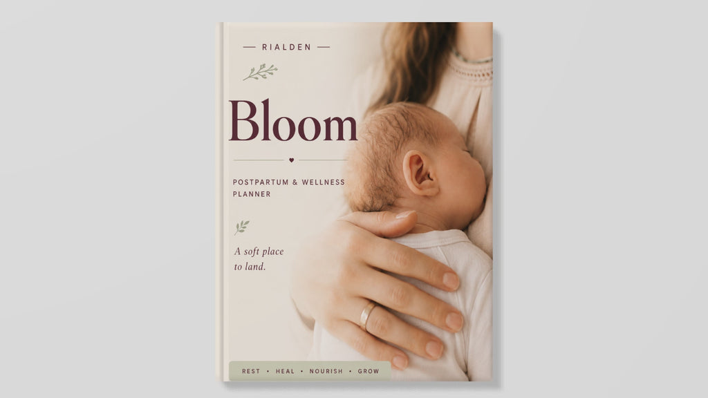Bloom — Postpartum & Wellness Planner | Printable + Fillable PDF
