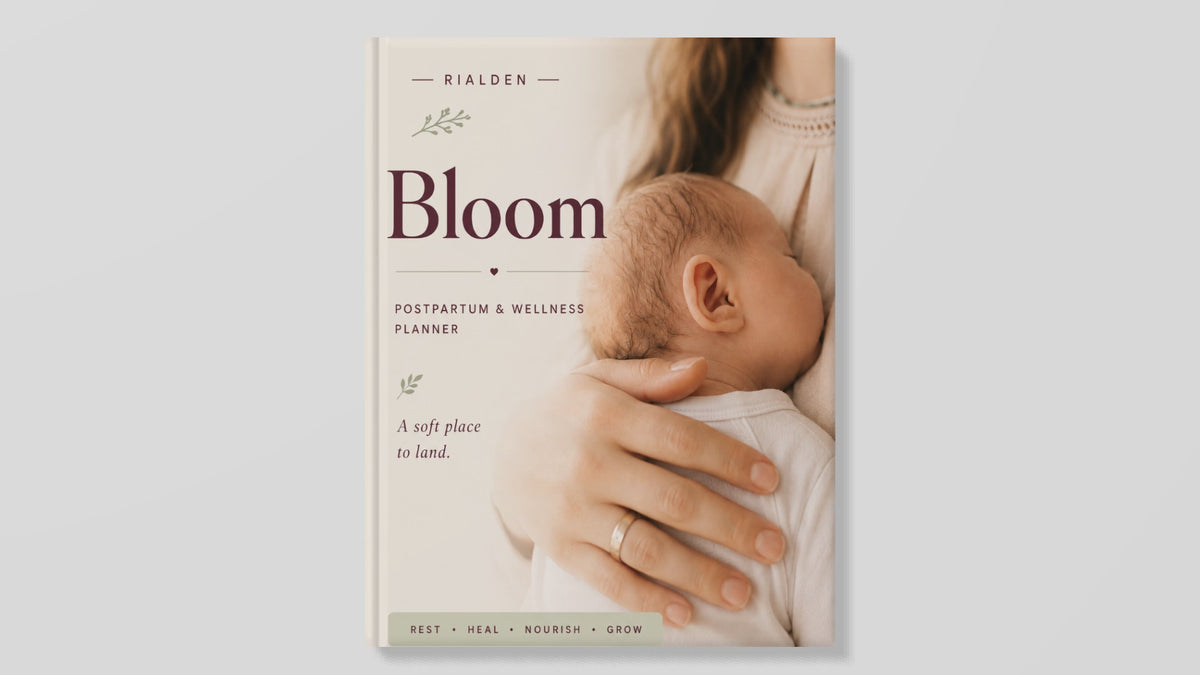 Bloom — Postpartum & Wellness Planner | Printable + Fillable PDF