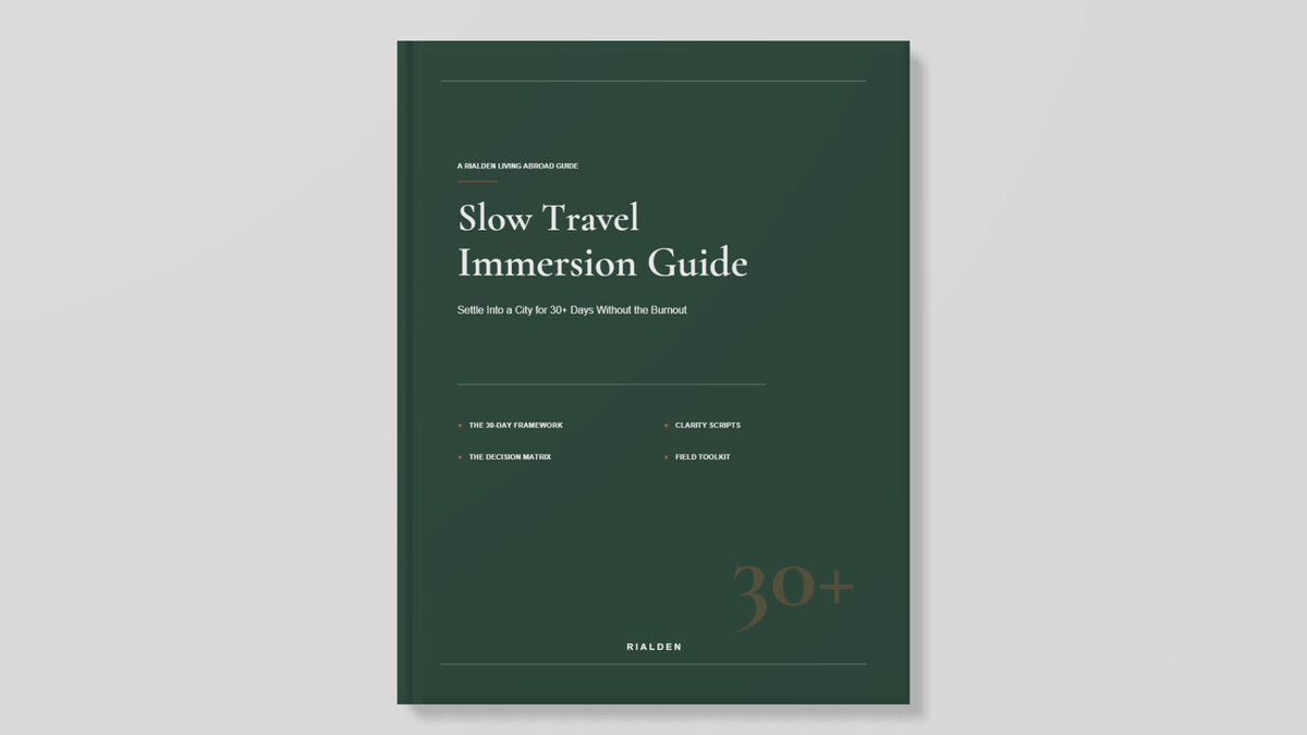 Slow Travel Immersion Guide — 30+ Day Long-Stay PDF